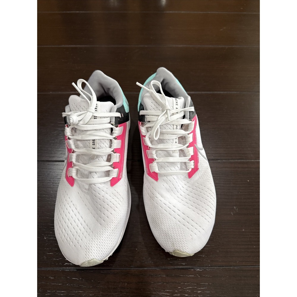 Nike Air Zoom Pegasus 38 in the "South Beach" colorway. This performance running
